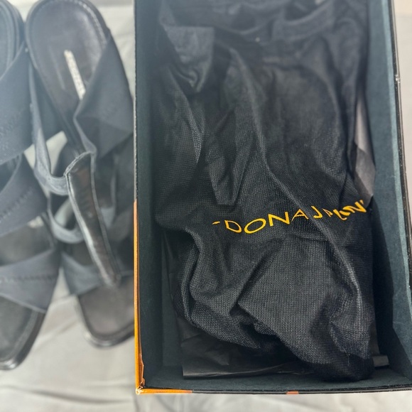 Donald J Pliner Jorry Black Mesh Elastic Heels Size 9.5N with Box & Dust Bag - Picture 13 of 13